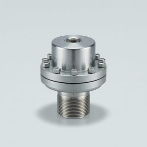 Stainless steel diaphragm seal assembly on a light studio sweep
